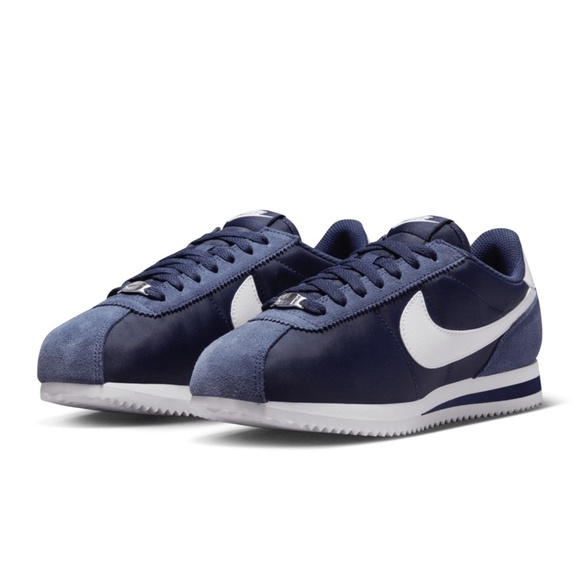 Nike Women's Midnight Navy Blue White Cortez Sneakers DZ2795-400 Size 8.5 - Picture 1 of 9